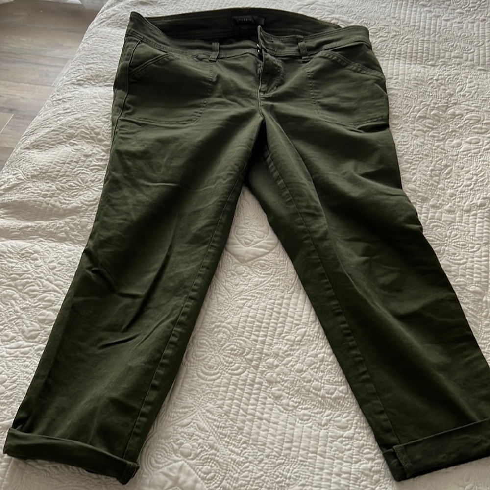Torrid ankle army green pants - 18